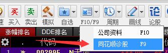 同花顺，同花顺诊股，同花顺使用