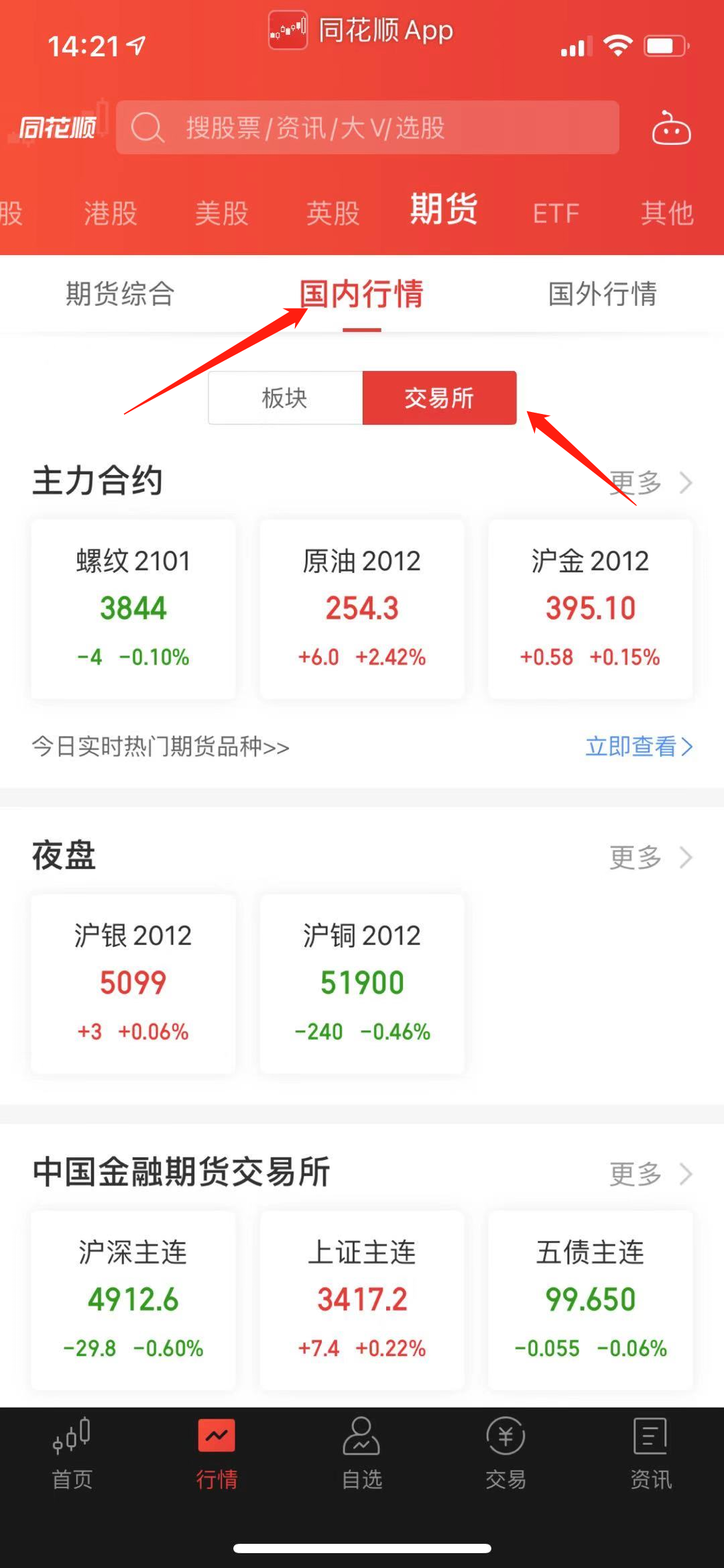 手机版同花顺,上海期货交易所