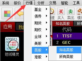 同花顺英股换手