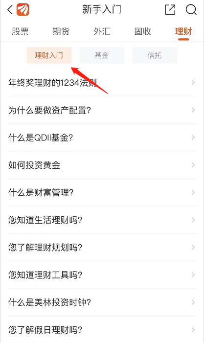理财入门知识
