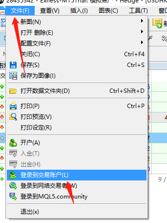 MT5登录操作