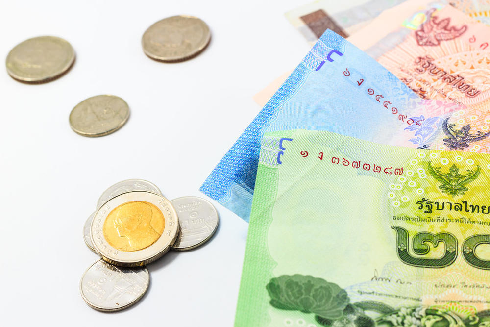 泰铢的五种纸钞面值分别等于多少人民币？