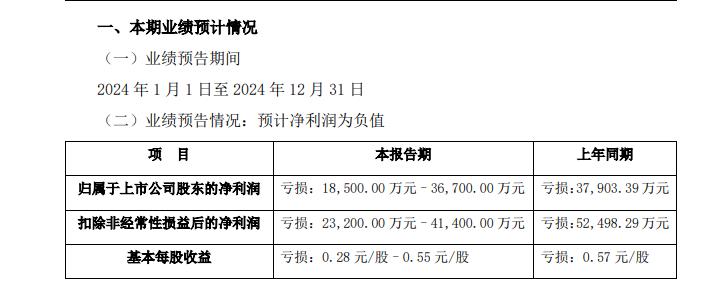 新时达2024年业绩