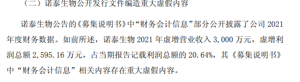 諾泰生物官方公告