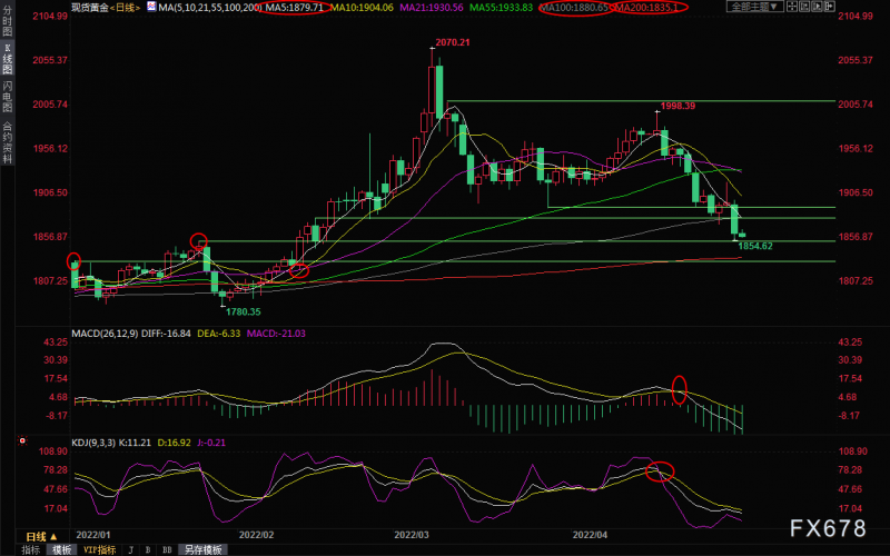 5月3日现货黄金交易策略:担忧美联储大幅加息,多头隐身