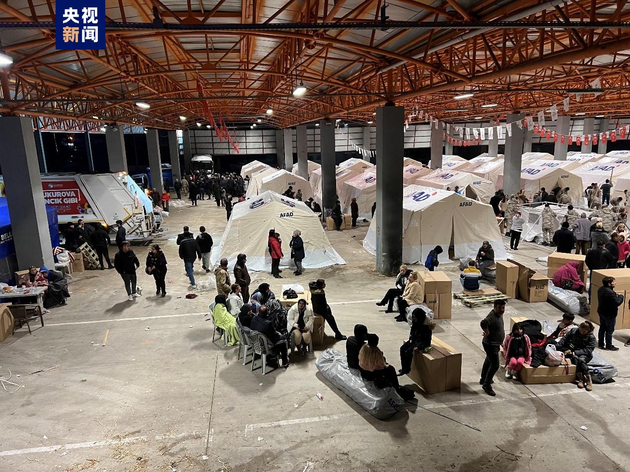 △土耳其阿达纳灾民临时安置点