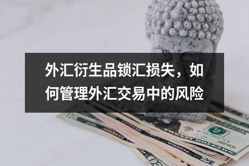 外汇衍生品锁汇损失，如何管理外汇交易中的风险