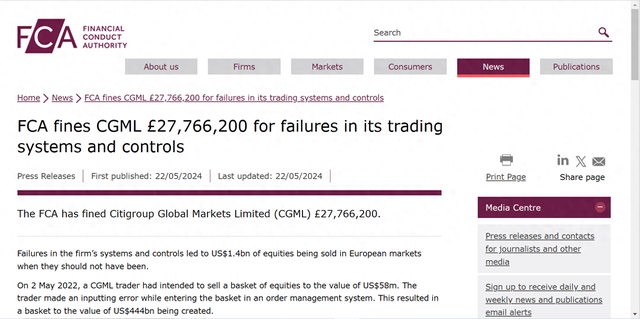 图片来源：英国金融行为监管局截图