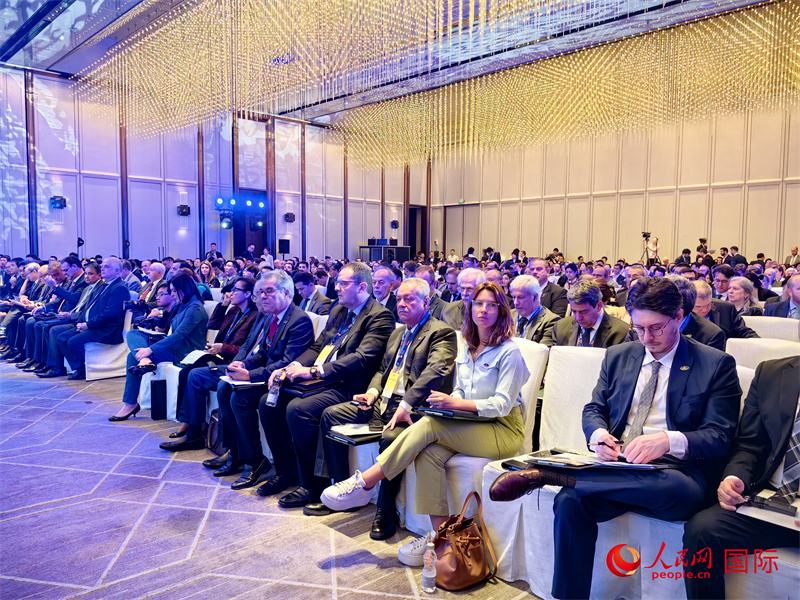 中国—巴西商业研讨会现场。人民网记者 