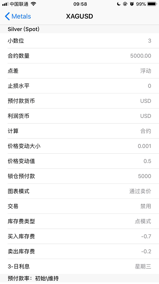 手机IOS系统的MT5要怎么操作才会显示白银品种